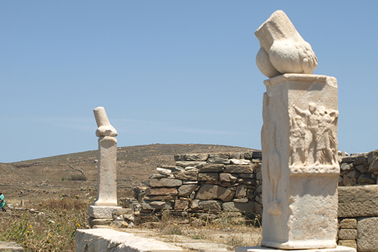 Phallus dedicated to god Dionysus